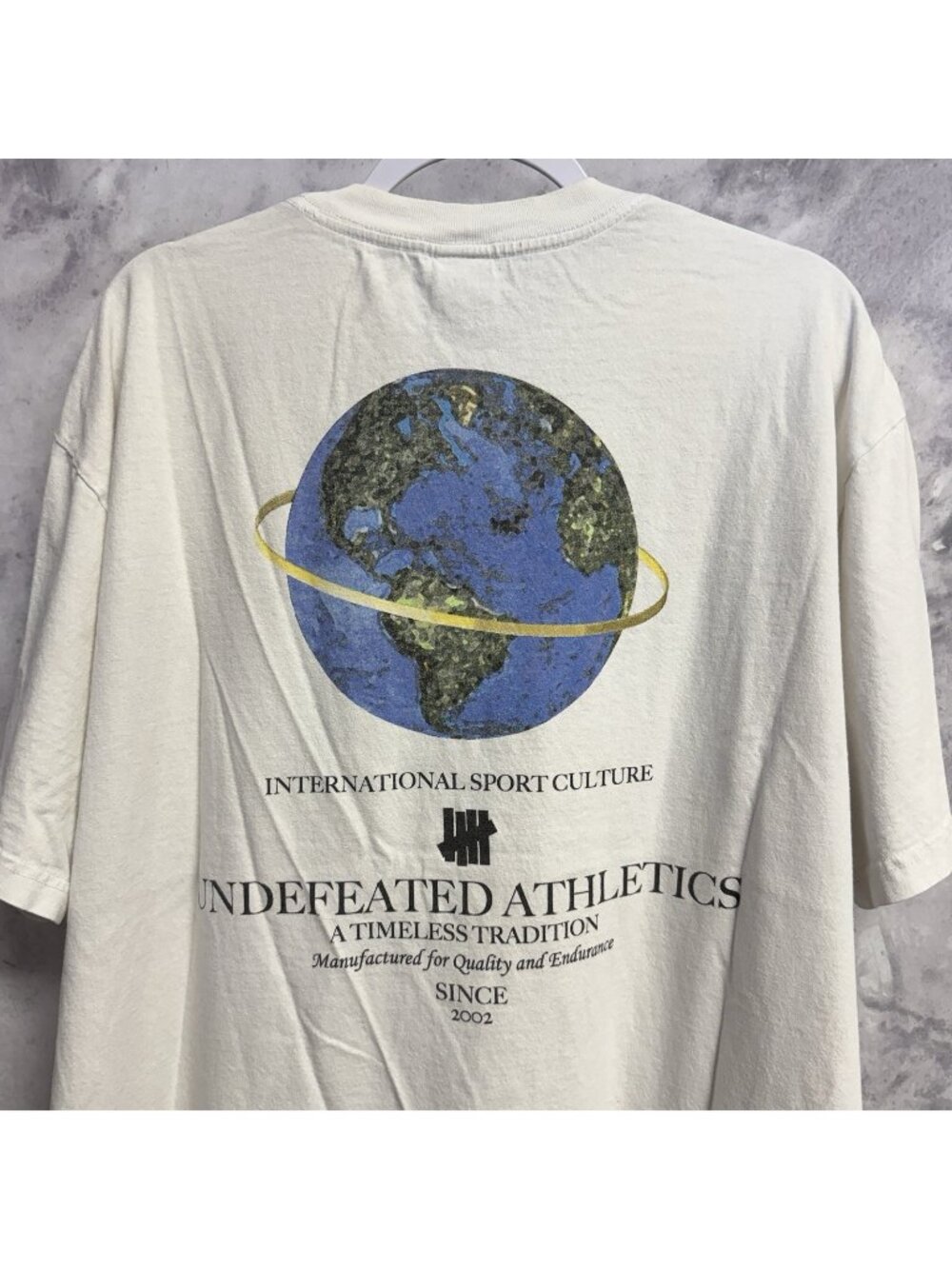 Undefeated T Shirt 2XL XXL White Sport Culture Big Logo Graphic Streetwear